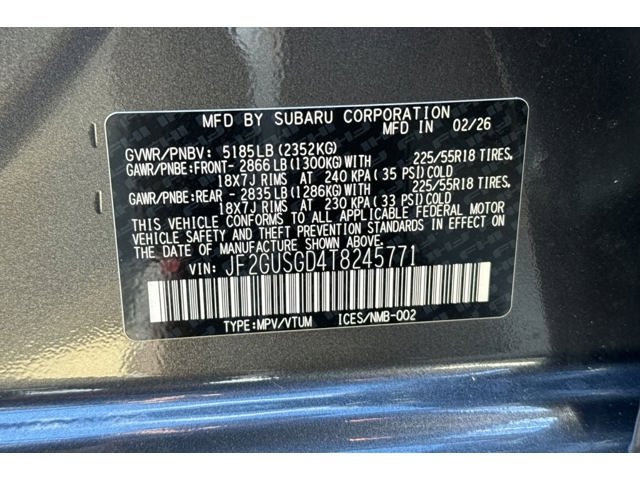2026 Subaru CROSSTREK Sport Hybrid