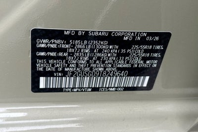 2026 Subaru CROSSTREK Sport Hybrid