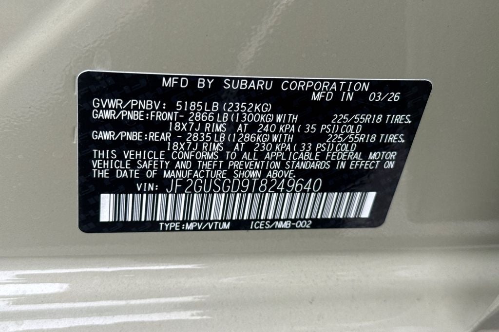 2026 Subaru CROSSTREK Sport Hybrid