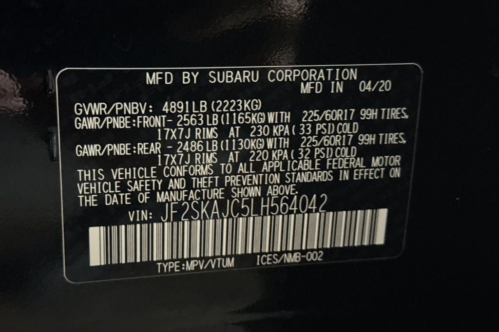 2020 Subaru Forester Premium