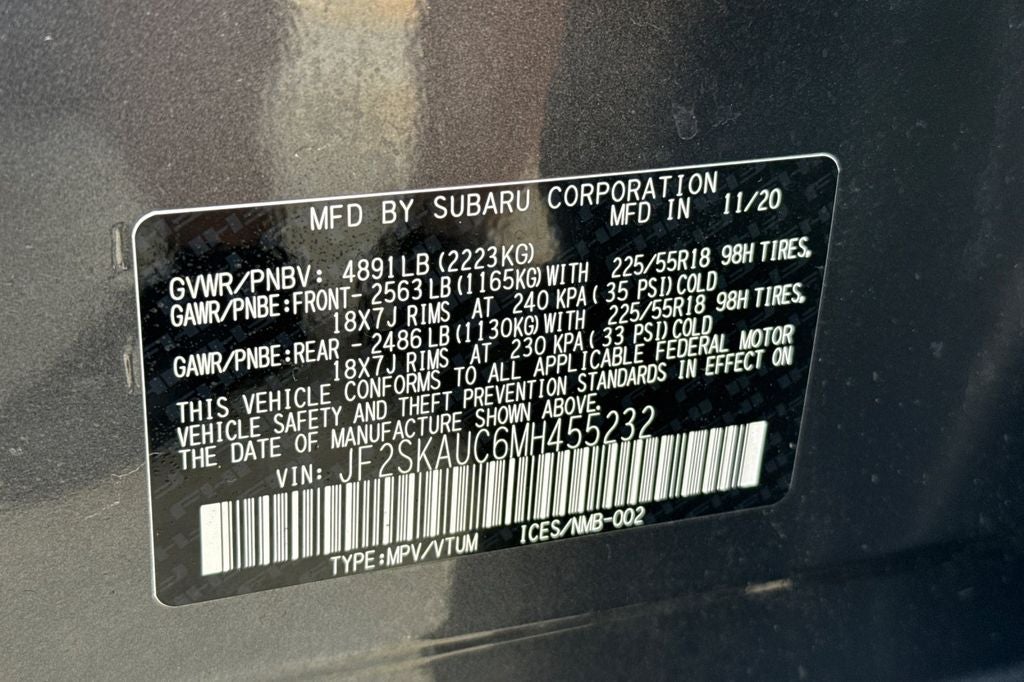 2021 Subaru Forester Limited