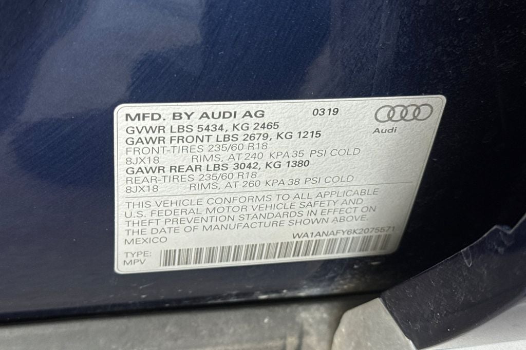 2019 Audi Q5 2.0T Premium quattro