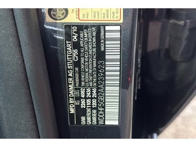 2010 Mercedes-Benz E-Class E 350 Base