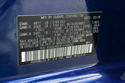 2026 Subaru Crosstrek Base