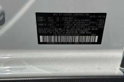 2026 Subaru Crosstrek Premium