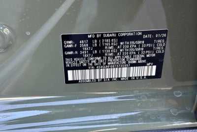 2026 Subaru Crosstrek Sport