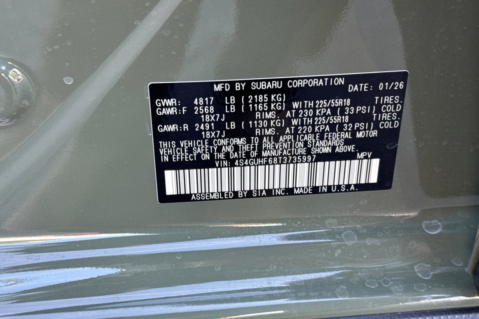 2026 Subaru Crosstrek Sport