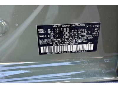 2026 Subaru Crosstrek Sport