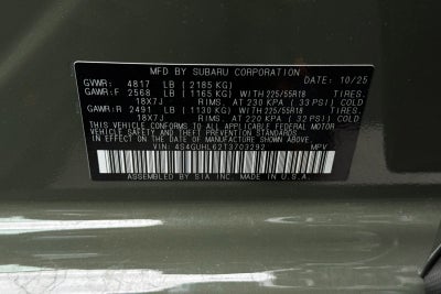 2026 Subaru Crosstrek Limited