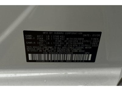 2026 Subaru Crosstrek Limited