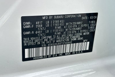 2026 Subaru Crosstrek Wilderness