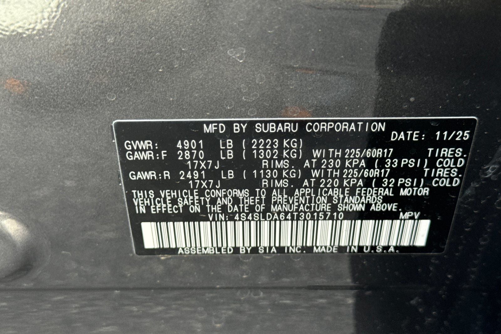 2026 Subaru Forester Standard Model