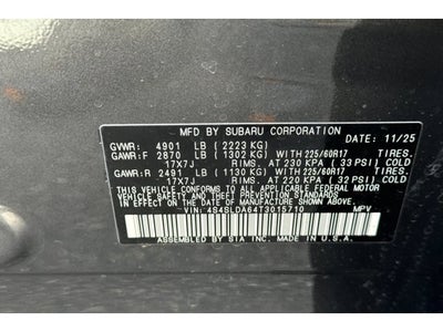 2026 Subaru Forester Standard Model