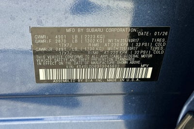 2026 Subaru Forester Premium