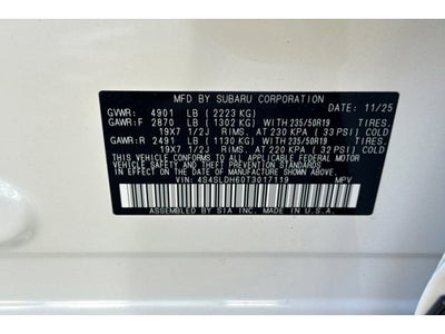 2026 Subaru Forester Sport