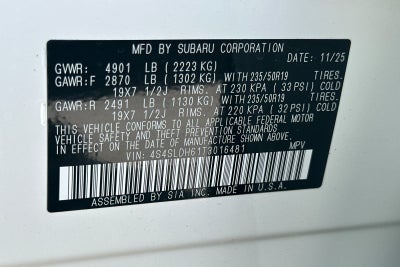 2026 Subaru Forester Sport