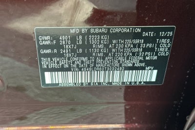 2026 Subaru Forester Limited