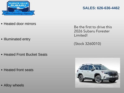 2026 Subaru Forester Limited