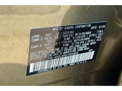 2026 Subaru Forester Limited