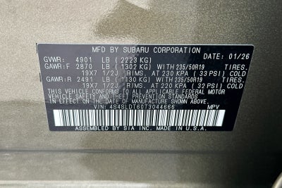 2026 Subaru Forester Touring