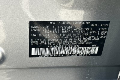 2026 Subaru Forester Touring