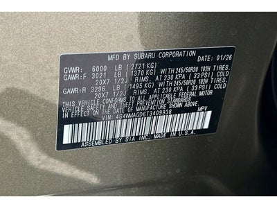 2026 Subaru Ascent Limited 7-Passenger