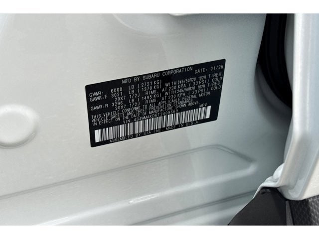 2026 Subaru Ascent Touring 7-Passenger