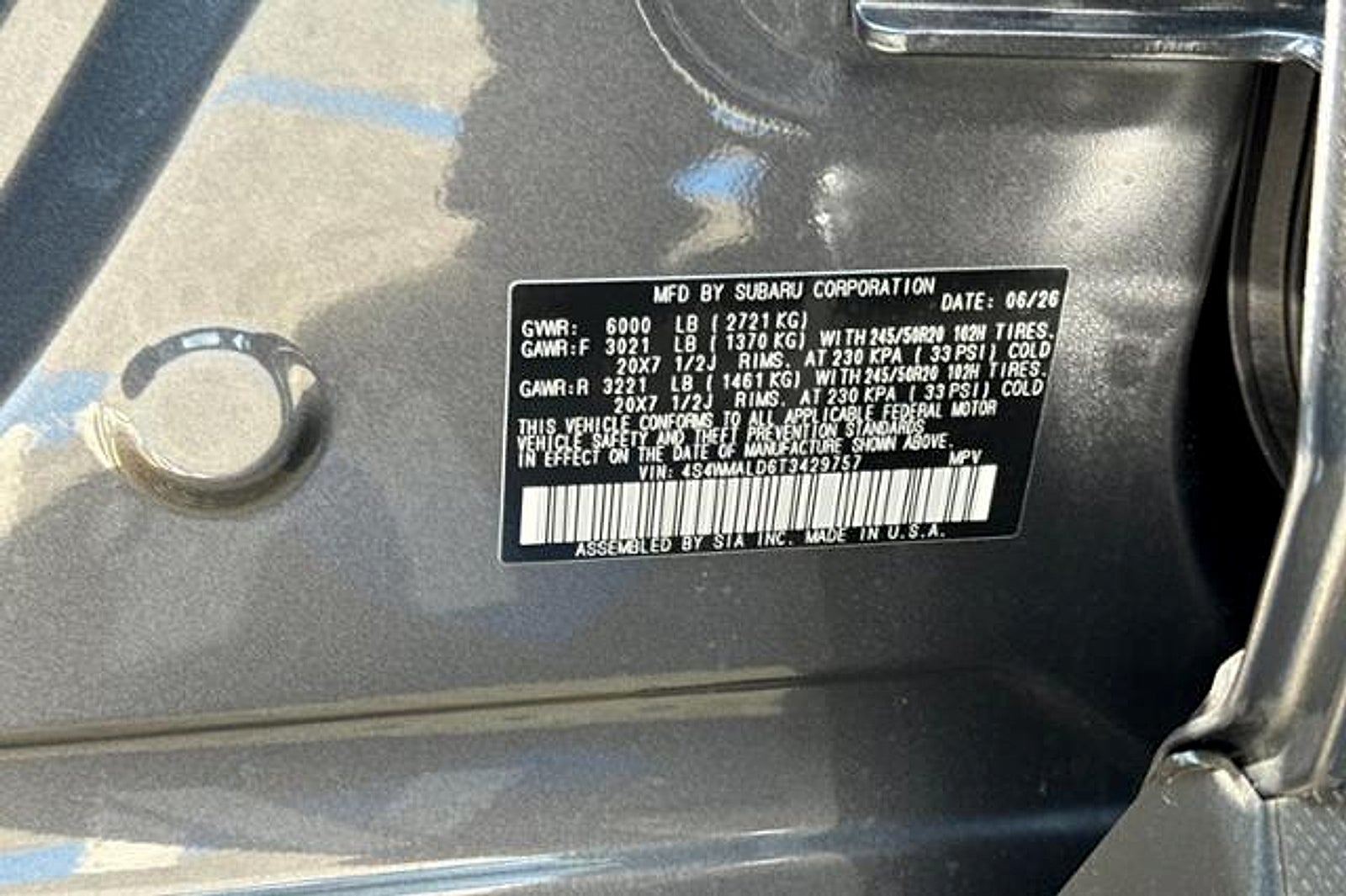 2026 Subaru Ascent Onyx Edition Touring 7-Passenger