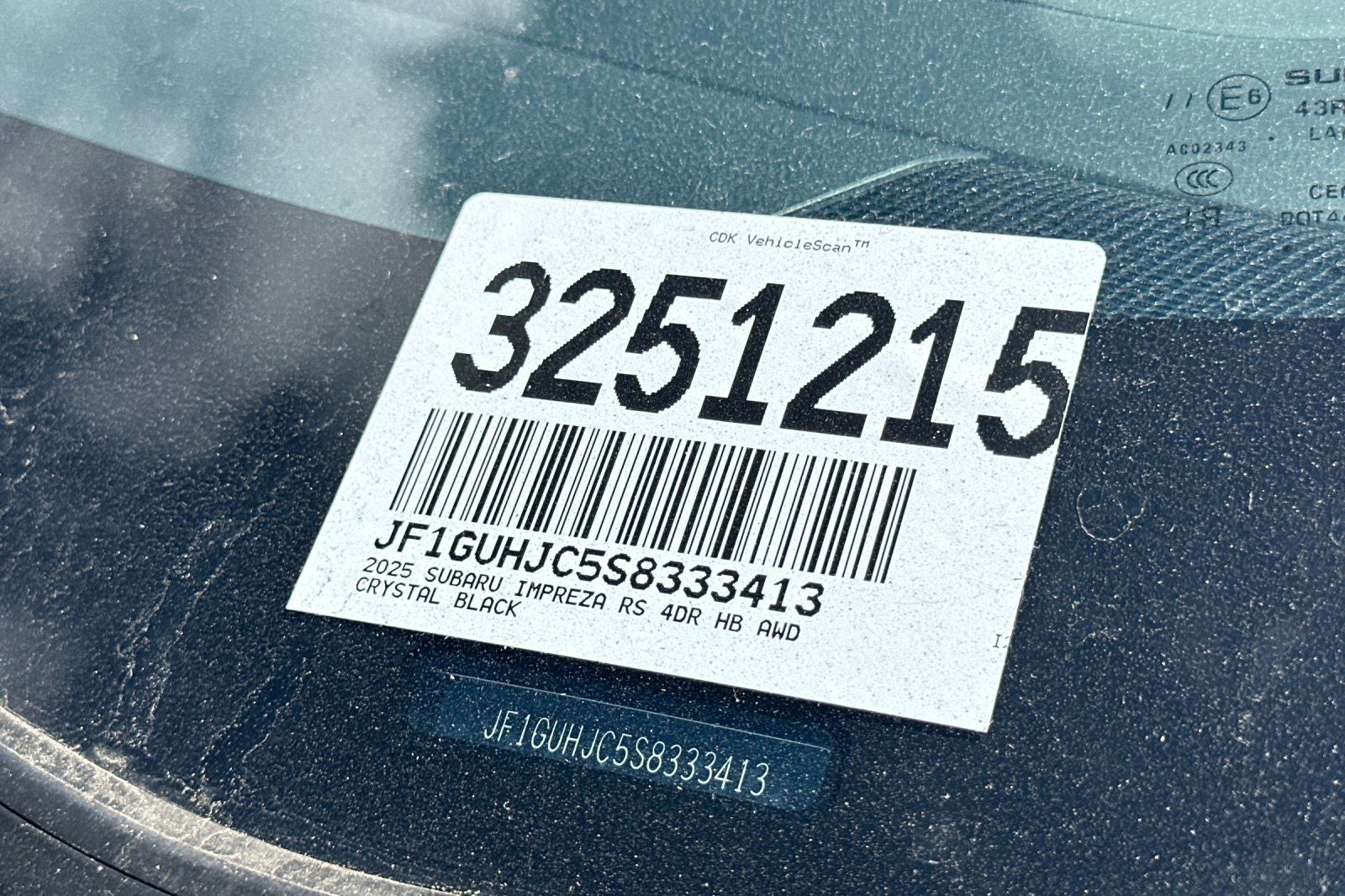 2025 Subaru Impreza RS