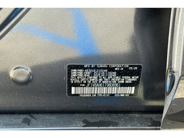 2026 Subaru WRX Premium