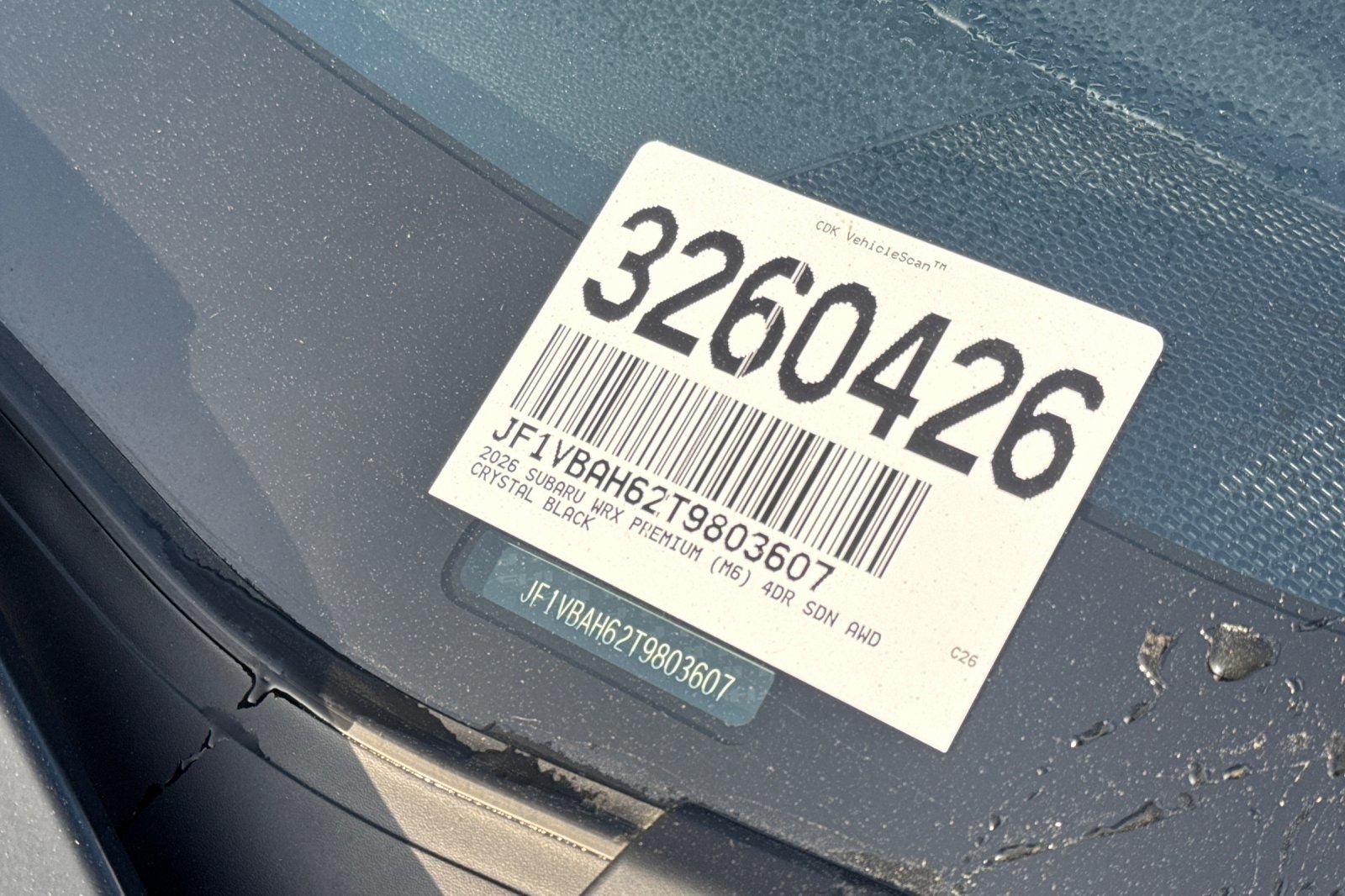 2026 Subaru WRX Premium