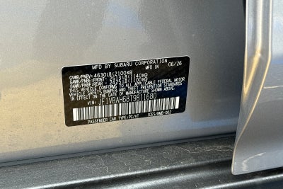2026 Subaru WRX Premium