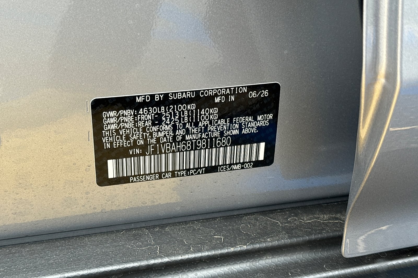 2026 Subaru WRX Premium
