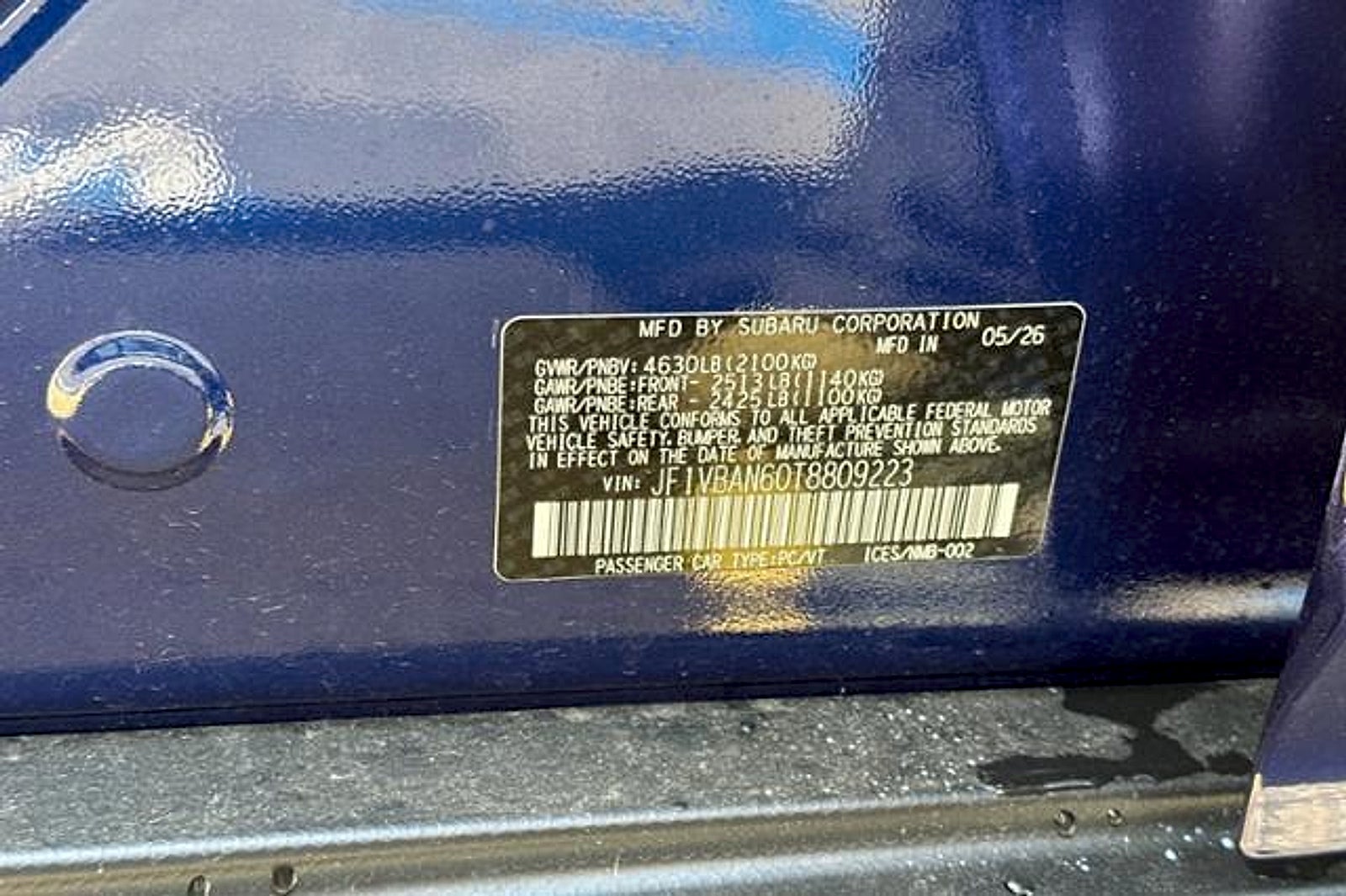 2026 Subaru WRX Limited
