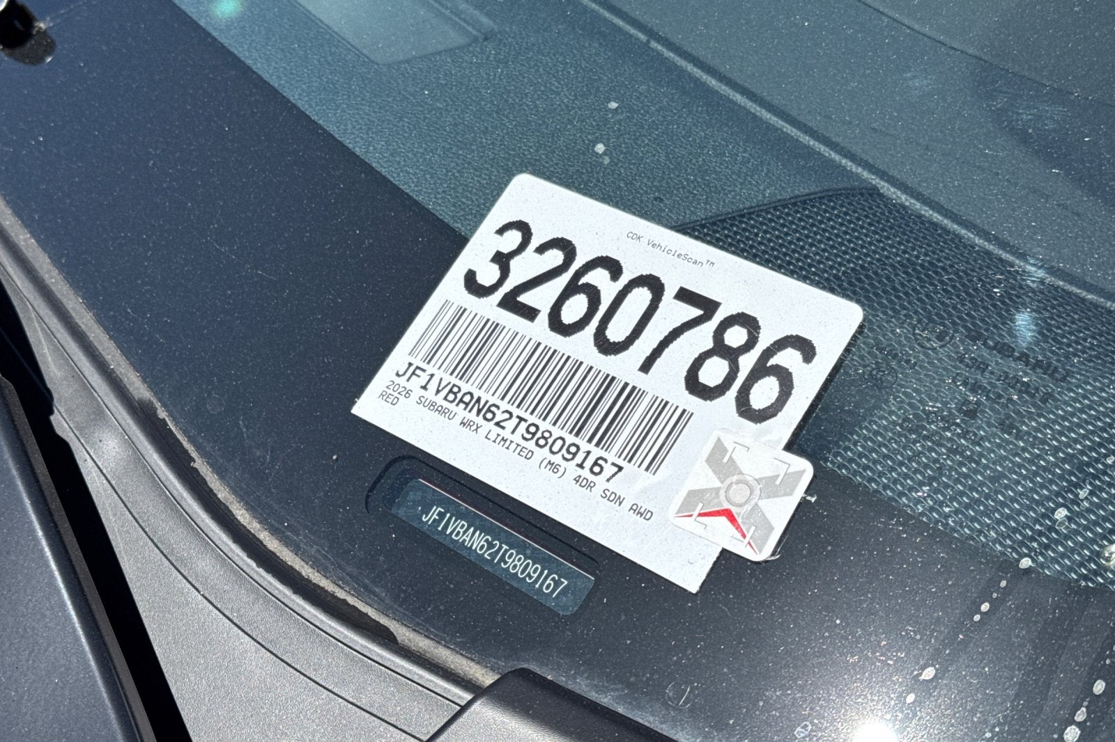 2026 Subaru WRX Limited