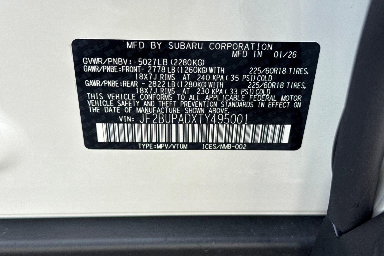 2026 Subaru Outback Premium