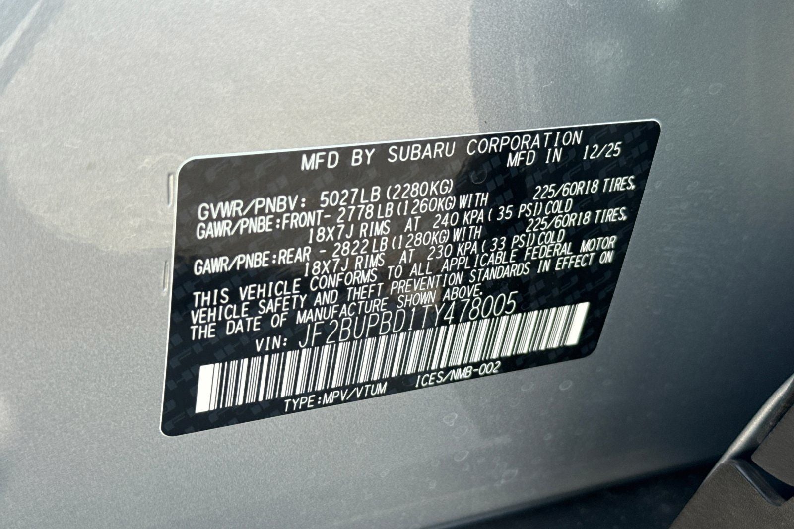 2026 Subaru Outback Premium