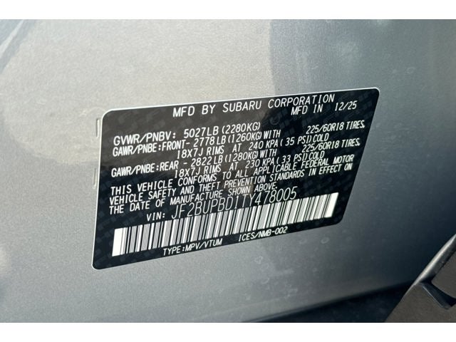 2026 Subaru Outback Premium