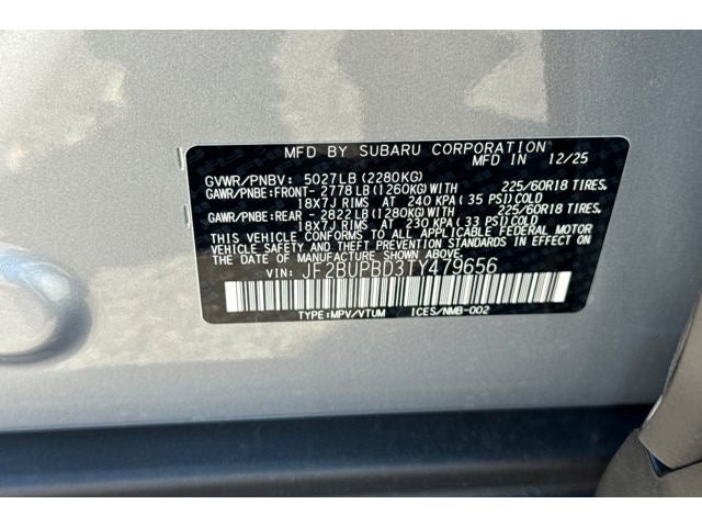 2026 Subaru Outback Premium