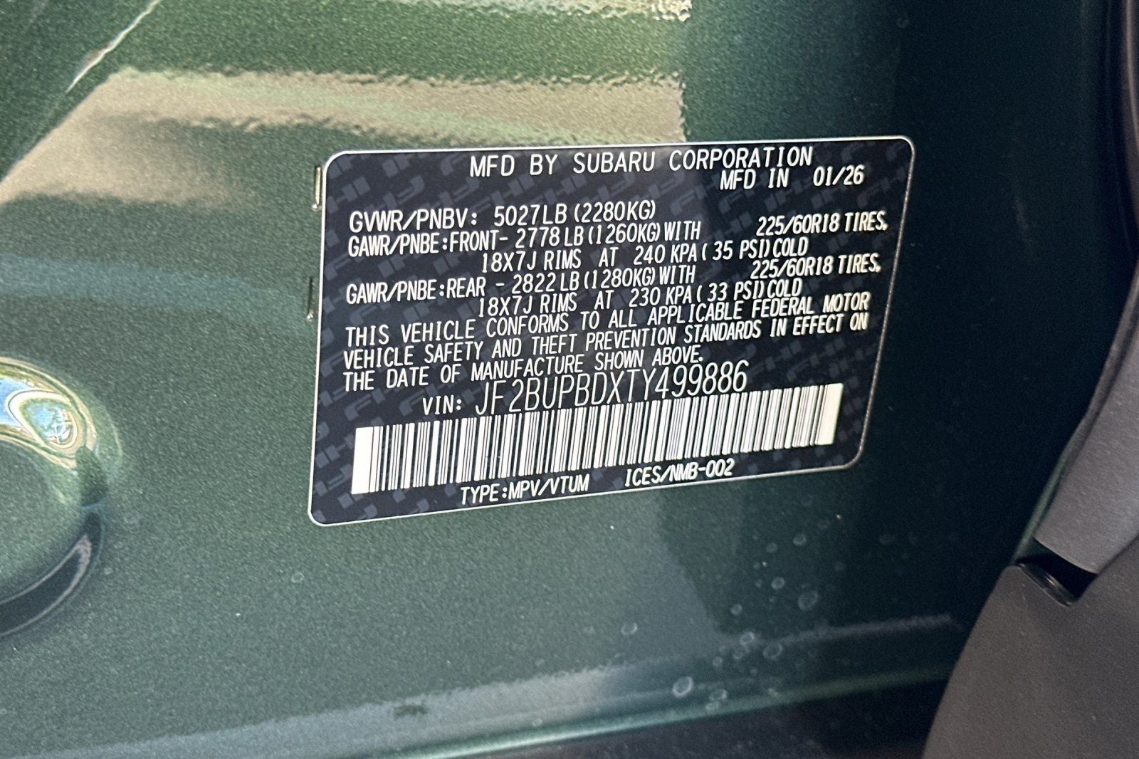 2026 Subaru Outback Premium