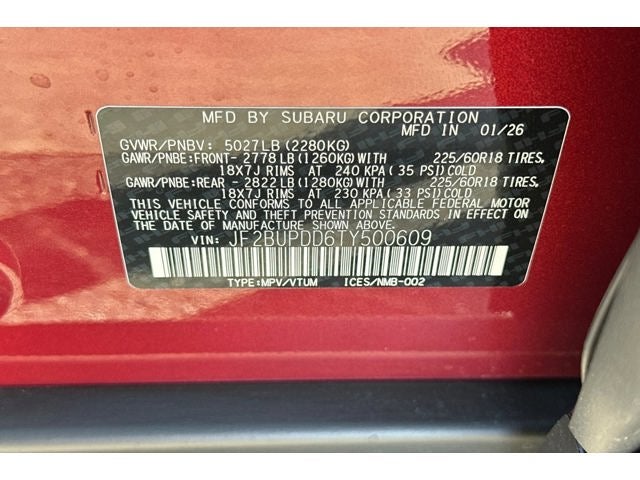 2026 Subaru Outback Limited