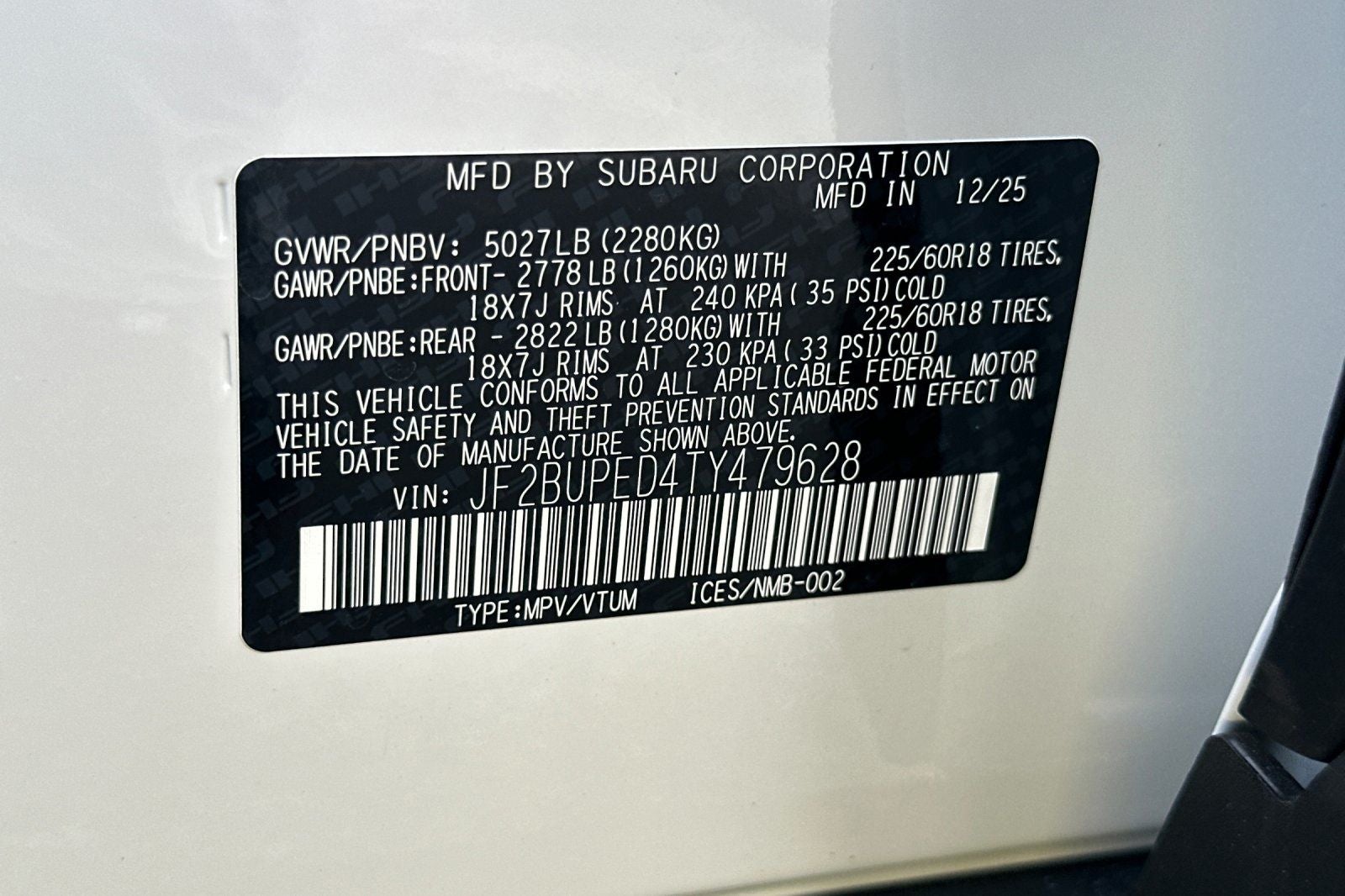 2026 Subaru Outback Touring