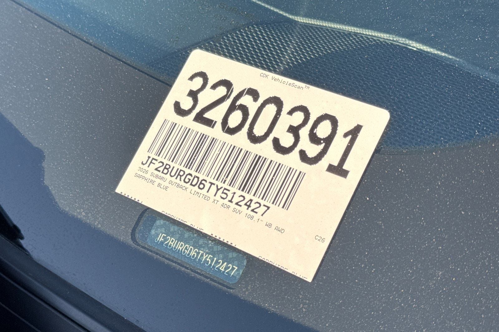 2026 Subaru Outback Limited XT