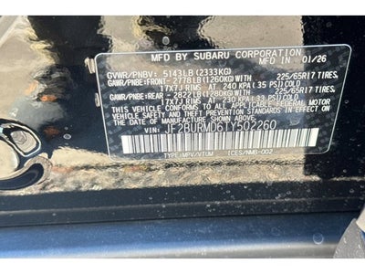 2026 Subaru Outback Wilderness