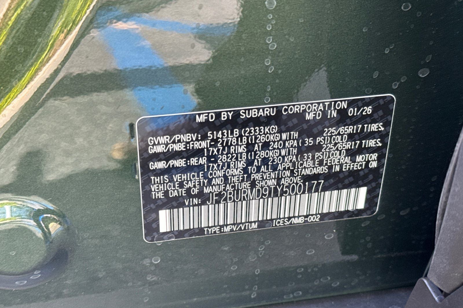 2026 Subaru Outback Wilderness