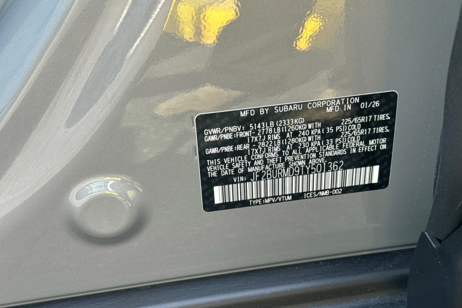 2026 Subaru Outback Wilderness