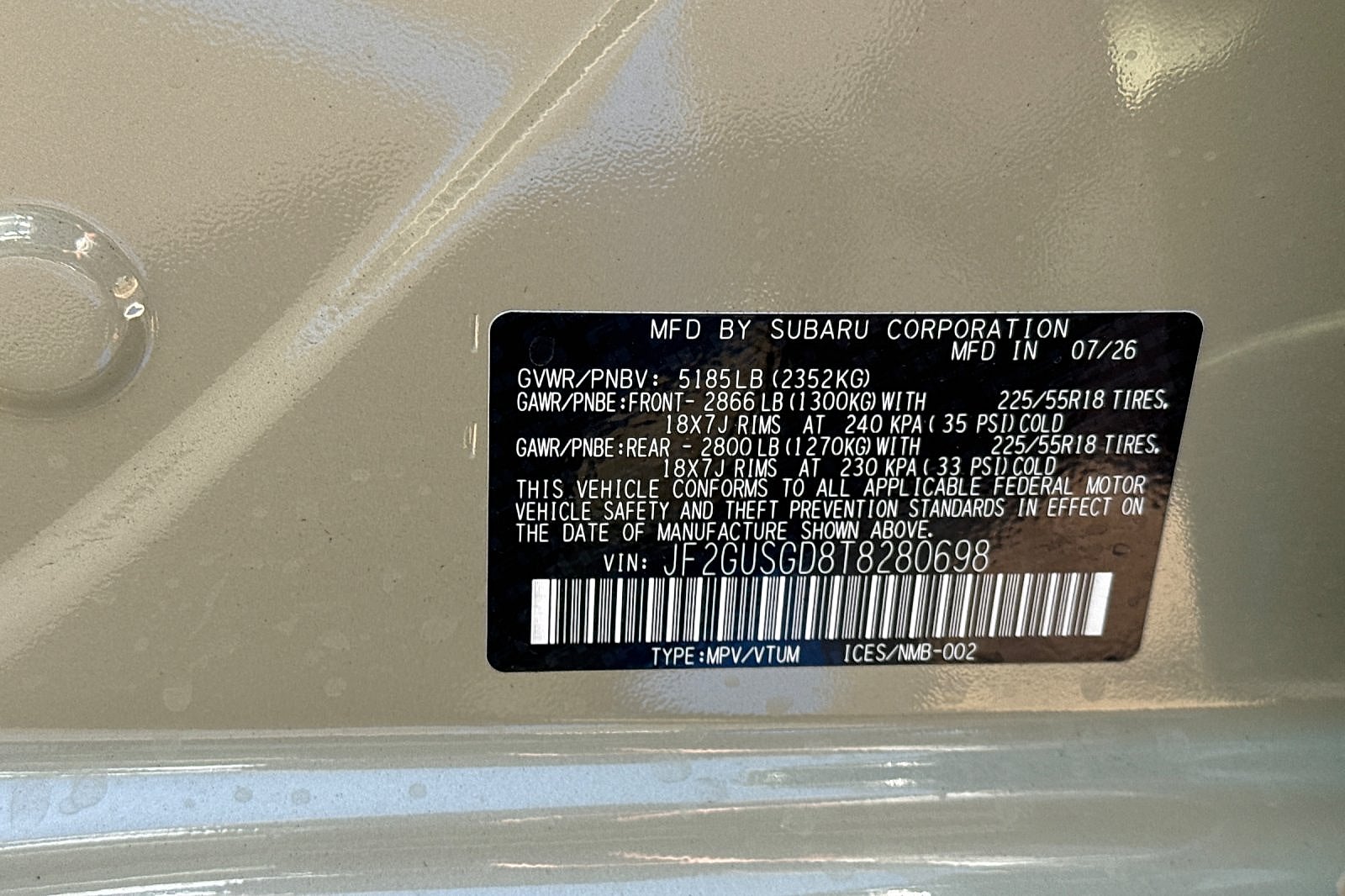 2026 Subaru Crosstrek Sport Hybrid