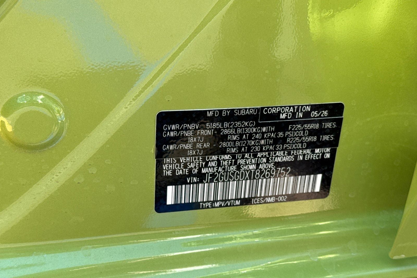 2026 Subaru Crosstrek Hybrid Sport Hybrid
