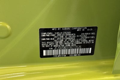 2026 Subaru Crosstrek Hybrid Limited Hybrid