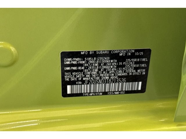 2026 Subaru Crosstrek Hybrid Limited Hybrid